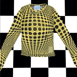 O Mighty sheer mesh top